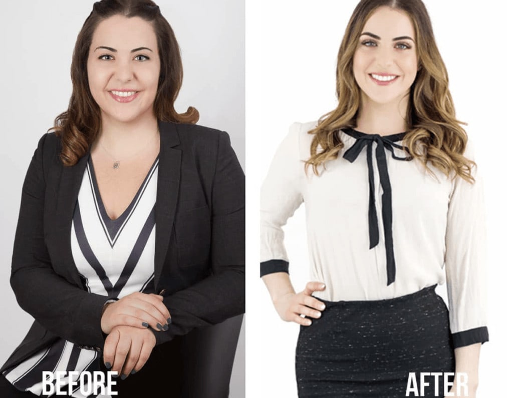 Jenny Craig before and after weight loss plan