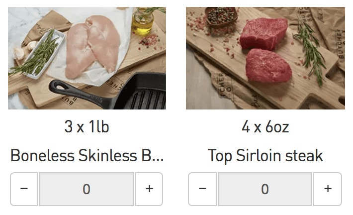 butcherbox meal plan beef and chicken box